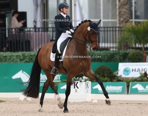 Jennifer Hoffmann and Fandiamo at the 2026 Palm Beach Derby :: Photo © Astrid Appels