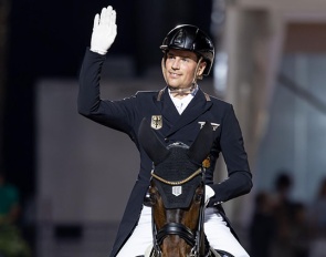 Frederic Wandres and Verrenberg at the 2026 CDI-W Wellington:: Photo © Lily Forado