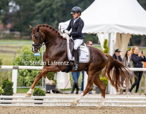 Anna Sophie Fiebelkorn and Ibiza Dream at the 2020 Bundeschampionate :: Photo © Stefan Lafrentz