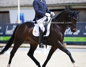 Frank Hosmar and Guetta at the 2022 CPEDI Grote Brogel :: Photo © Astrid Appels