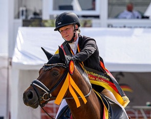 Tanja Fischer and Darf Ich Bitten at the 2023 Bundeschampionate :: Photo © Equitaris