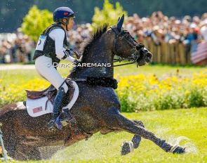 Liz Halliday at the 2024 Olympic Games in Paris :: Photo © Dirk Caremans