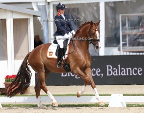 Julia Groenhart on Ortisei at the 2025 WCYH :: Photo © Astrid Appels