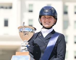Alexis Troutman wins the 2026 Florida Youth Dressage Championships :: Photo © Andrew Ryback