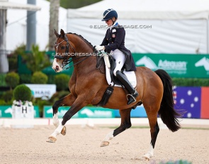 Tina Konyot and Grover at the 2026 Palm Beach Dressage Derby :: Photo © Astrid Appels