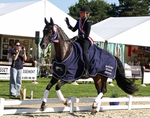 Pauline Basquin and Sertorius de Rima Z at the 2026 French Championships :: Photo © PSV