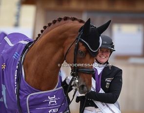 Hemmer and Denoix PCH at the 2025 European Championships in Crozet :: Photo © Astrid Appels