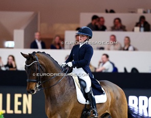 Rowena Weggelaar on Don Quichot at the 2026 CDI-W 's Hertogenbosch :: Photo (c) Astrid Appels