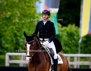 Rolando Raul Gonzalez Valdez and Empire K at the 2026 CDIO Lier :: Photo © Astrid Appels