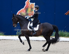 Carina Scholz and Tarantino at the 2024 CDI Hagen :: Photo © Astrid Appels