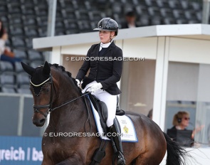 Sofie Lexner and Pantera at the 2025 World Young Horse Championships :: Photo © Astrid Appels