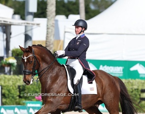 Anna Marek and Fayvel at the 2025 CDI Wellington :: Photo © Astrid Appels
