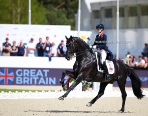 Charlotte Fry and Glamourdale in the FEI Nations Cup at the 2026 CDIO Fontainebleau :: Photo © Astrid Appels