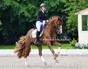 Eve Bartels and Villeneuve at the CDIO-JR Hagen :: Photo © Mirka Nilkens