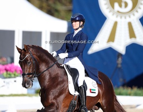 Natalie Lankester and Tesla at the 2026 CDI Hagen :: Photo © Astrid Appels