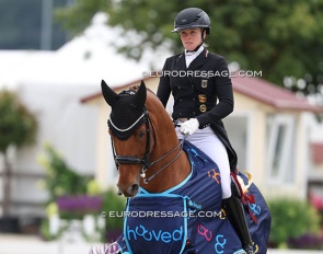 Katharina Hemmer and Denoix win the 4* Grand Prix at the 2026 CDIO Hagen :: Photo © Astrid Appels