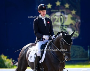 Tobias Thorning Jørgensen on Blue Hors Zackorado at the 2026 CPEDI Hagen :: Photo © Astrid Appels