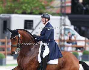 Italy based Irish rider James Connor on Vanotti at the 2026 CDIO Lier :: Photo © Astrid Appels