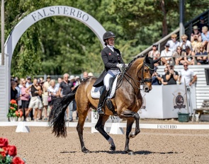Cathrine Dufour and Mount St. John Freestyle at the 2026 CDIO Falsterbo :: Photo © Kim Lundin