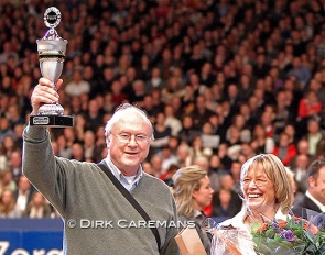 Hans Jansen with wife Grietje at the 2010 KWPN stallion licensing :: Photo © Dirk Caremans