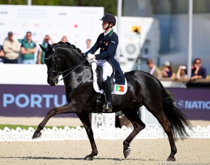 Joao Moreira on Drosa Furst Kennedy at the 2026 CDIO Fontainebleau :: Photo © Astrid Appels