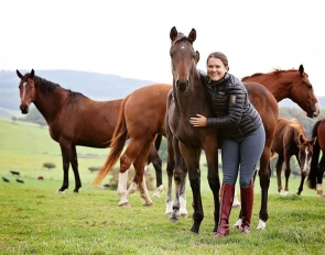 Mount St. John, Britain's leading dressage horse breeding farm in Felixkirk, U.K.