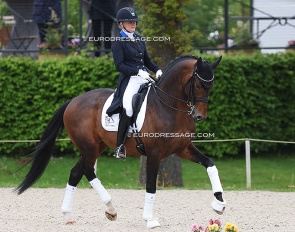 Nanna Merrald and Monte Carlo at the 2024 CDIO Compiegne :: Photo © Astrid Appels