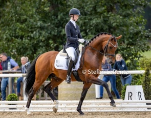 Hannah Laser and Va' Pensiero at the 2020 Bundeschampionate :: photo © Stefan Lafrentz
