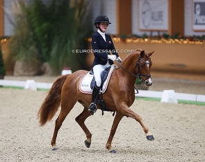 Anna Munkebo and Lyngdal's Mira Puella at the 2022 CDI Kronenberg :: Photo © Astrid Appels