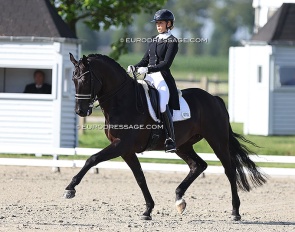 Vai Bruntink and Ebony at the 2022 CDI Meerle :: Photo © Astrid Appels