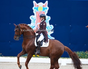 Yara Reichert and Springbank II at the 2023 CDI Hagen :: Photo © Astrid Appels