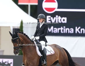 Archive photo : Martina Suppan-Knill and Evita at the 2025 World Young Horse Championships :: Photo © Astrid Appels