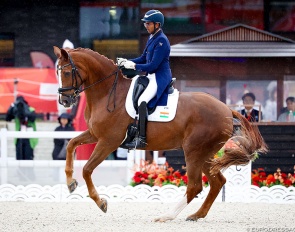 India's Hriday Chheda and Dono di Maggio at the 2026 Asian Games in Tokyo :: Photo © Astrid Appels