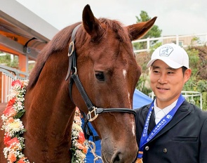 Hwang Young-Sik and Destino win the 2026 Korean Dressage Championships in Jeju :: Photo © private