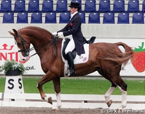 Kristy Mepham and Dikkiloo at the 2000 CDIO Aachen :: Photo © Dirk Caremans