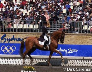 Christine Stuckelberger and Aquamarin at the 2000 Olympic Games :: Photo © Dirk Caremans