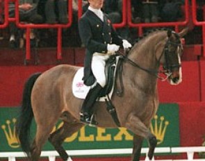 Richard Davison and Askari at the 2000  World Cup Qualifier in Paris-Bercy