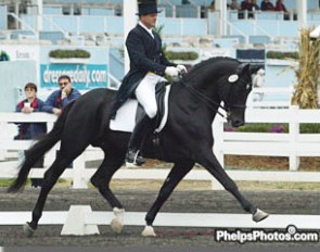 Todd Flettrich on Iron Spring Farm's Akatschi at the 2002 CDI Devon :: Photo © Mary Phelps