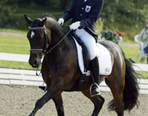 Luxembourg Veronique Henschen aboard the former European Pony Champion Casper