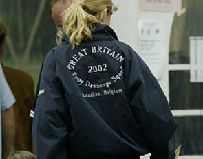 A British team rider at the 2002 European Pony Championships :: Photo © Dirk Caremans