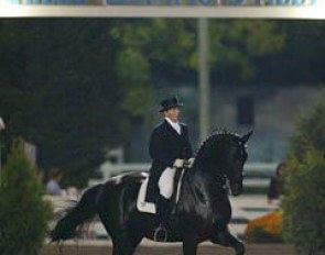 Cindy Ishoy and Proton at the 2003 CDI Dressage at Devon :: Photo © Phelpsphotos.com