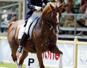 Lone Jorgensen and FBW Kennedy at the 2003 CDI Wiesbaden :: Photo © Phelpsphotos.com
