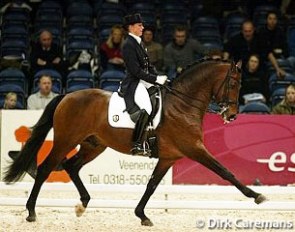 Marlies van Baalen on Laurentianer (by Lauries Crusador xx) :: Photo © Dirk Caremans