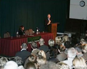 David Hunt at the 2004 Global Dressage Forum :: Photo © Dirk Caremans
