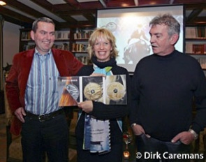 Anky van Grunsven with the composer of her two individual Olympic gold winning freestyles: Victor Kerkhof and Cees Slings :: Photo © Dirk Caremans