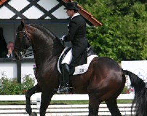 Leslie Morse and Kingston at the 2004 CDI Hagen :: Photo © Astrid Appels