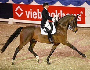 Isabell Werth and Apache OLD at the 2004 CDN Munster