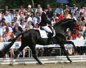 Kira Wulferding on Duino :: Photo © Thomas Bach Jensen for Eurodressage