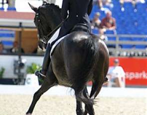 Anky van Grunsven and Salinero at the 2005 European Championships