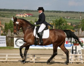 Halina Zotava on Verona, 2nd place in the Grand Prix Kur.